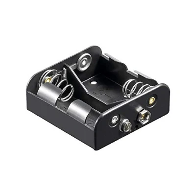 Immagine di Goobay 11455 Portabatteria 2x 1/2 Torcia (C) Connettore a scatto (L x L A) 62.5 55.8 23.5 mm