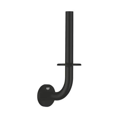 Immagine di Portarotolo di ricambio GROHE Start QuickFix (metallo, fissaggio a parete nascosto, viti e tasselli inclusi, facilissimo da montare con QuickGlue), misura 232 mm, nero opaco, 411862430