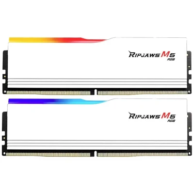 Immagine di G.Skill Ripjaws M5 RGB Kit memoria PC Dettaglio DDR5 32 GB 2 x 16 Non ECC 6400 MHz 288pin DIMM CL32 F5 6400J3239G16GX2 RM5RW