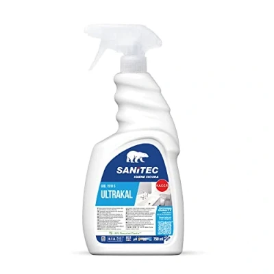 Immagine di Sanitec Disincrostante Ultra Detergente e Scioglicalcare, Spray 750 ml
