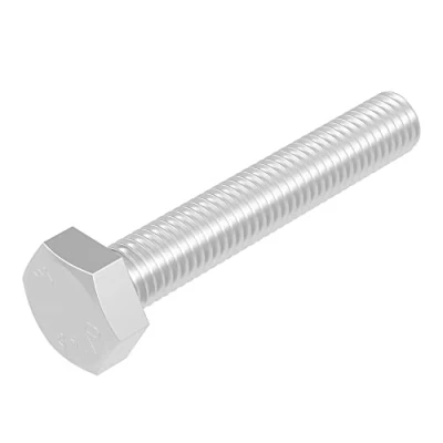 Immagine di SECCARO Viti a testa esagonale, M10 x 60 mm, in acciaio inox V2A VA A2, DIN 933/ISO 4017, esagonali esterni, 20 pezzi