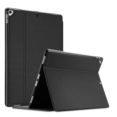 Immagine di ProCase Custodia per iPad Pro 12.9&quot; 2017/2015 [Vecchio Modello, 1a/2a Gen], Protettiva Sottile e Leggero Folio Cover con Auto Svegliati/Sonno Angoli di Visione Regolabili Nero
