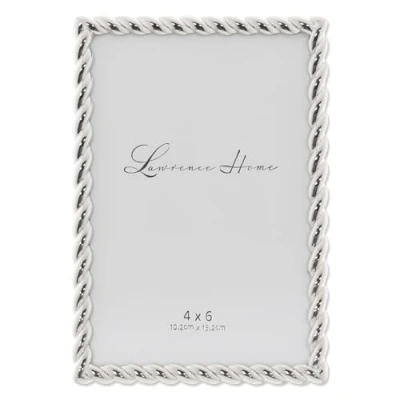 Immagine di Lawrence Frames Design della Corda Telaio in Metallo, Argento, 4x6