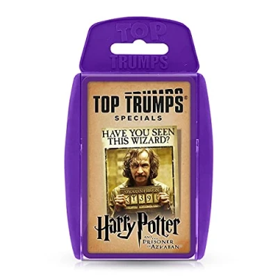 Immagine di Top Trumps Harry Potter e il prigioniero di Azkaban Speciali gioco carte, Gioca con Harry, Ron, Hermione, Silente, Piton Hagrid, educativo è un grande regalo per bambini dai 6 anni in su