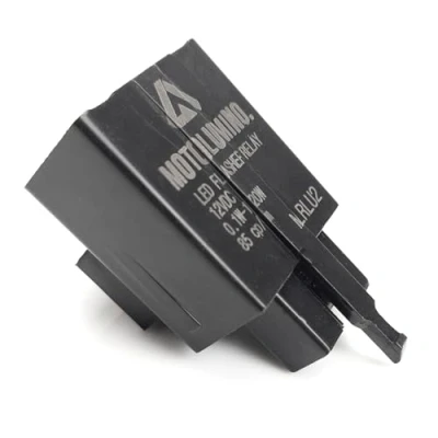 Immagine di Aharon Motolumino Relè lampeggiante Per moto Compatibile con connettore a 2/3 pin Universale 12V LED/Alogeno indicatori di direzione Elettronico