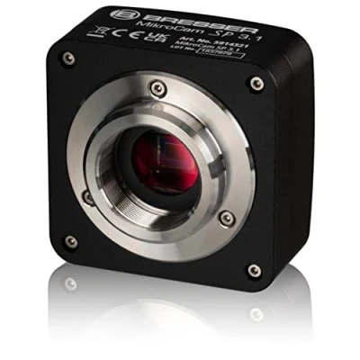 Immagine di Bresser Microscopio Micro Cam SP con moderno sensore CMOS da 3,1 MP, USB 2.0 e software professionale completo
