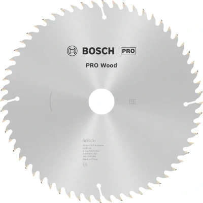Immagine di Bosch Accessories Optiline Wood 2608641192 Lama circolare in metallo duro 235 x 30 2.8 mm Numero di denti: 60 1 pz.