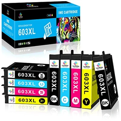 Immagine di LeciRoba 603xl per Cartucce Epson compatibili e 603 xl multipack XP 2100 2150 3100 3105 4100 4150 Workforce WF 2810 2820 2840 2870 (9 PK)