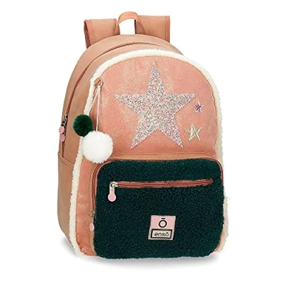 Immagine di Enso Shine Stars Borsa a tracolla con risvolto rosa 17,5 x 13 8 cm in finta pelle