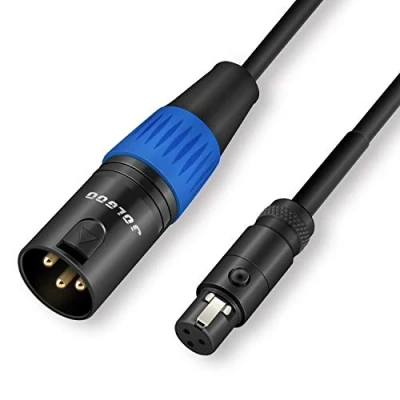 Immagine di JOLGOO cavo audio per cuffie XLR maschio a Mini femmina, di interconnessione 3 pin femmina pin, 1 metro