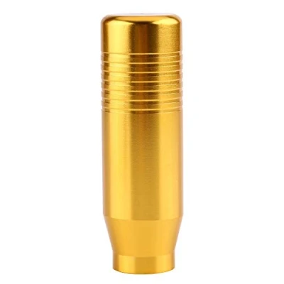Immagine di Keenso Manopola del Cambio Manuale a levetta, pomello Universale Lega di Alluminio per Auto Manuale(Oro)