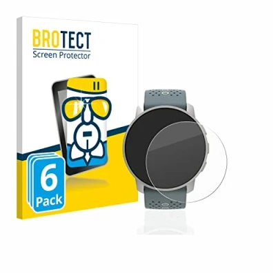 Immagine di brotect Pellicola Protettiva Vetro per Suunto 9 Peak Protezione Schermo (6 Pezzi) [Durezza Estrema 9H, Chiaro]