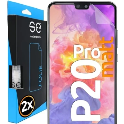 Immagine di smart engineered 3D Pellicola opaca di protezione dello schermo per Huawei P20 Pro antiriflesso [2 pezzi Opaco, Case friendly, Protettiva TPU