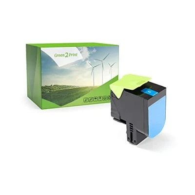Immagine di Green2Print Toner ciano 2300 pagine sostituisce Lexmark 71B0020, 71B20C0 per CX317DN, CX417DE, CX517DE, CS317DN, CS417DN, CS517DE