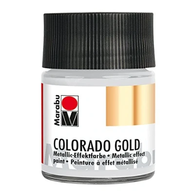 Immagine di Marabu Colore Effetto, Argento Metallizzato, 50 ml (1er Pack), unità