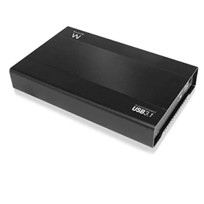 Immagine di Ewent EW7034 Case Esterno per Hard Disk, USB 3.1 (Gen1) Enclosure Disco Rigido 2.5 &#039;&#039; HDD SSD SATA I / II III fino a 8TB (7, 9,5 e 12.5mm), Cavo 3.0 da 50cm