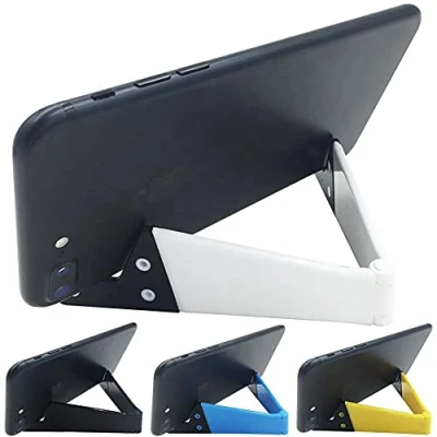 Immagine di VOVIGGOL supporto per cellulare da tavolo 4 anni, modello a V, pieghevole, tablet, smartphone, iPad, cellulare, Kindle (4 colori)