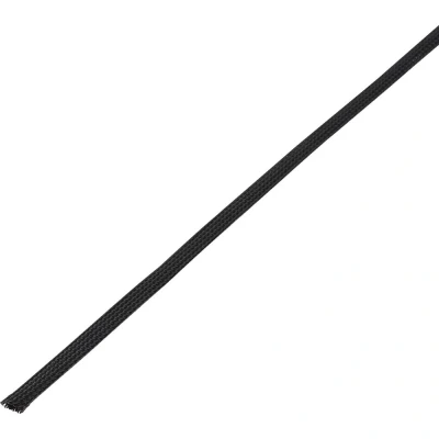 Immagine di TRU COMPONENTS 1572554 CBBOX0510 BK Guaina intrecciata Nero PET 5 fino a 10 mm m