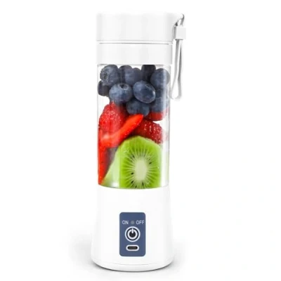 Immagine di frullatore portatile per frullato 380 ml Mini con 6 lame in acciaio inossidabile USB viaggi, cucina frutta, frullati e