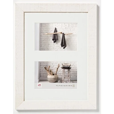 Immagine di walther design bianco polare 2X 10x15 cm galleria con passe partout, Home Cornice in legno HO215V
