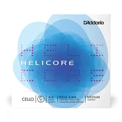 Immagine di Corda singola DO D&#039;Addario Helicore per violoncello, scala 4/4, tensione media