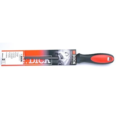 Immagine di Dick 3362202 2K Lima semitonda taglio 2 con impugnatura Lunghezza di 200 mm 1 pz.