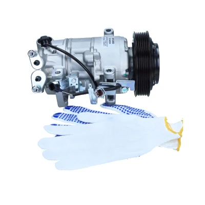 Immagine di MAXGEAR AC330044 Compressore Aria Condizionata VCS14EC 12V PAG 46 YF R1234yf, R134a con anello tenuta RENAULT: Clio 4, 4