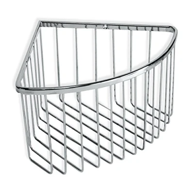Immagine di TATAY 6606600 Krom Cesto portaoggetti ad Angolo, Inox/Ottone latone, Argento, Taglia Unica