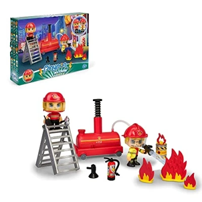Immagine di Pinypon Action Variety Pompieri 2 Personaggi per Bambini/e da 4 a 8 Anni, Multicolore, 700016236