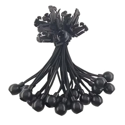 Immagine di 20 Pezzi Elastici con Sfera,Corde Elastiche Sfere,Bungee Ball in Gomma,Corda Elastica per Teloni,Elastici Pallina,Elastici Fissaggio