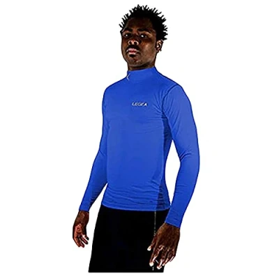 Immagine di Legea Body 6 Dynamic Maglia intima a maniche lunghe uomo, collo alto, Blu (Bleu Royal), Taglia del produttore: XXL