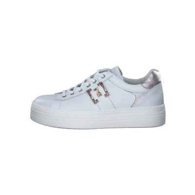Immagine di Nerogiardini E409967D Stringate sportive, Donna, Taglia: 38, Bianco rosa Pelle