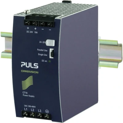 Immagine di PULS DIMENSION CT10.241 Alimentatore per guida DIN 24 V/DC 10 A 240 W Num. uscite:1 x Contenuto 1 pz.