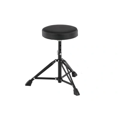 Immagine di GEWA sgabello per tamburo con seduta rotonda, nero, regolabile in altezza, doppio supporto PS805120 ***NEW***