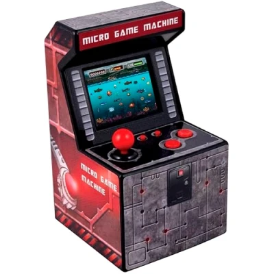 Immagine di ITAL Mini Arcade Retro / Console Geek Portatile Con 250 Giochi Integrati 16 Bit Gadget Perfetto Come Regalo Per Bambini E Adulti (Rosso)