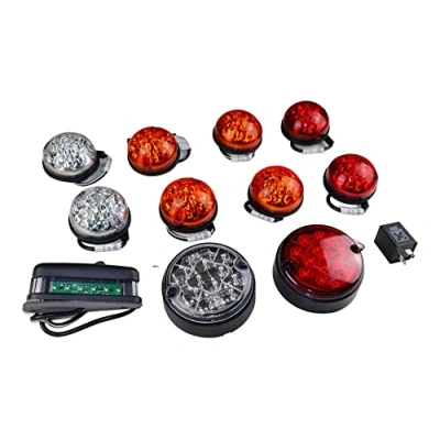 Immagine di Sertplas Defender Kit di aggiornamento per luci a LED, 12 pezzi, set illuminazione deluxe con certificato E Off Road td4, td5 90/110