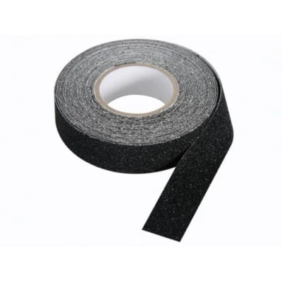 Immagine di Perel Nastro antiscivolo, per interni ed esterni, elevata resistenza alla trazione, di sicurezza, scale e gradini, 20 mm x 5 m, nero