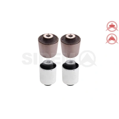 Immagine di SIDEM 849687 KIT Silent Block Assale anteriore Cuscinetto gomma metallo Braccio trasversale oscillante MERCEDES BENZ: Classe C Sedan