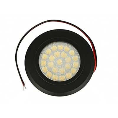 Immagine di LEDLUX Mini Faretto Led da Incasso 12V 24V 3W, Touch On/Off e Dimmer Direttamente Stesso (Nero, Bianco Neutro 4000K)