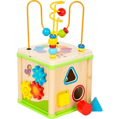 Immagine di 10074 Dado motricità &quot;Insetti&quot;, inclusi giochi con le forme, orologio didattico, ruote dentate e anelli motori, a partire da 2 anni