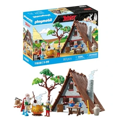 Immagine di PLAYMOBIL Asterix Casa di Set gioco e Obelix Giocattolo avventuroso per bambini dai 5 anni in su 71828
