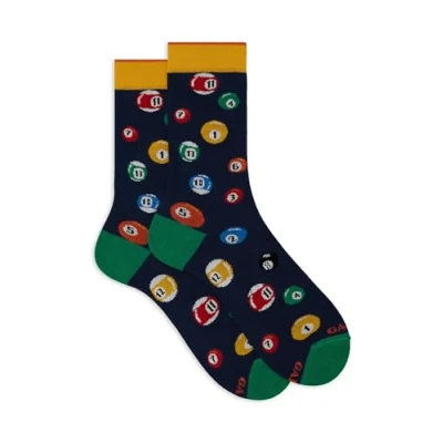 Immagine di Gallo WITH Poolball Motif Calze, Uomo, Taglia: One Size, Royal