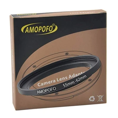 Immagine di 55mm 62mm Anelli adattatori Step up,da di Lente a Telecamera Filtro UV ND CPL,55mm to Filter Adapter