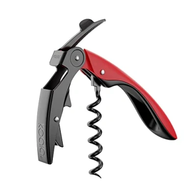 Immagine di Koala Spain Cavatappi High Tech a due tempi, scheda automatica brevettata, colore rosso