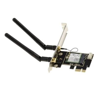 Immagine di KALEA INFORMATIQUE Scheda controller PCIe WiFi 7 Wi FI 6 e 6E Bluetooth 5.4, velocità fino a 5 Gigabit. Controllore Intel BE200