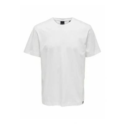 Immagine di Only &amp; Sons Einfarbiges Tshirt basic, Uomo, Taglia: XS, White