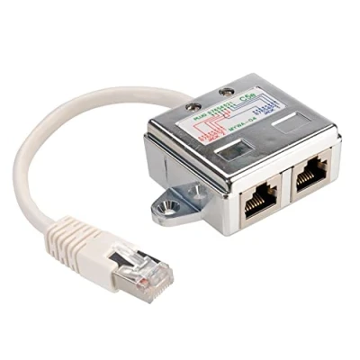 Immagine di Value T Adapter Cat. 5e, STP RJ45 plug jack Bianco