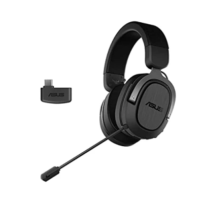 Immagine di Asus TUF Gaming H3 Wireless Cuffie Over Ear Senza fili (via radio) 7,1 Surround Nero regolazione del volume, Muto