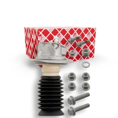 Immagine di FEBI BILSTEIN 37947 Kit riparazione, cuscinetto ammortizzatore a molla Assale anteriore senza sfere con materiale di montaggio