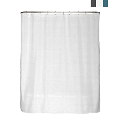 Immagine di arteneur® Tenda da doccia, 180 x 200 cm, colore bianco, tessuto antimuffa, orlo appesantito, coprente, impermeabile, lavabile e con anelli (lingua italiana non garantita), bianco neve